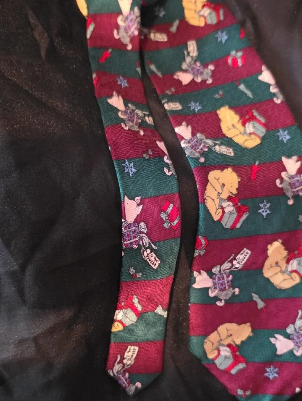 Holiday  Pattern Tie - Green, Red, Yellow